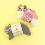 日本貓咪形清潔海棉 2色